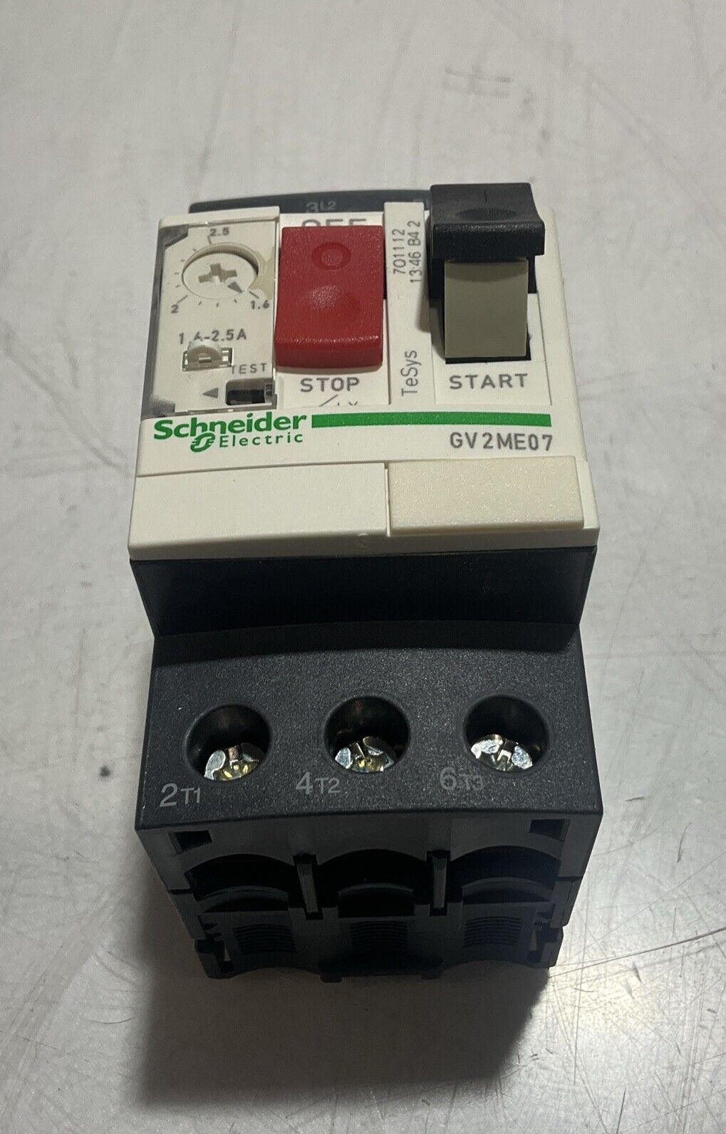 SCHNEIDER ELECTRIC GV2ME07 MOTOR CIRCUIT BREAKER 1.6-2.5A U3S