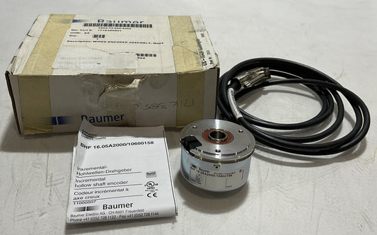 BAUMER CH-8501 BF16.05A2000/10600158 WIRED ENCODER ASSEMBLY  U3S