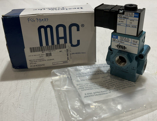 MAC PID-590JJ PNEUMATIC SOLENOID VALVE U3S