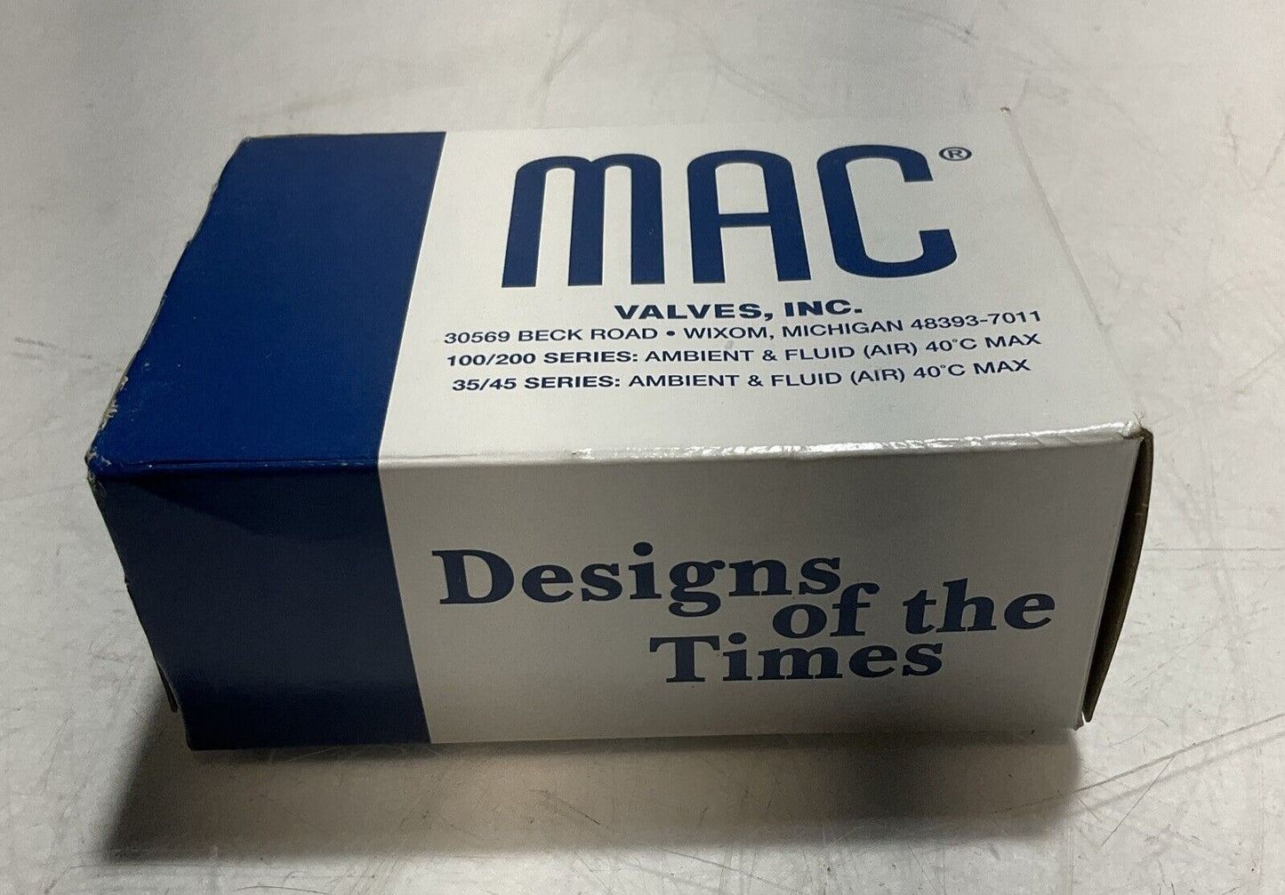 MAC 46A-AA1-JDE0-1KA PNEUMATIC SOLENOID VALVE 24 VDC 1.8 W U3S