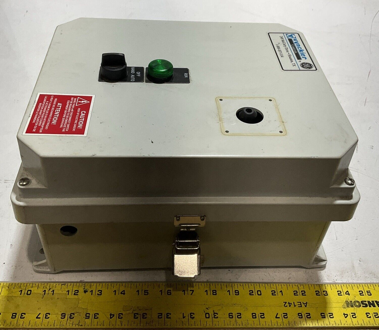 VYNCKIER GE-CE0610HPT ENCLOSED INDUSTRIAL CONTROL PANEL 460V 3P 60HZ U3S