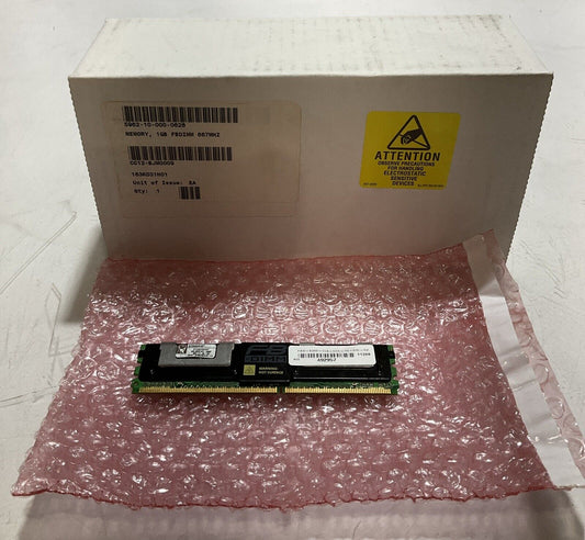 KINGSTON F12872F51 1GB DDR2 FULLY BUFFERED FB ECC PC25300 667Mhz 2Rx8 MEMORY U3S