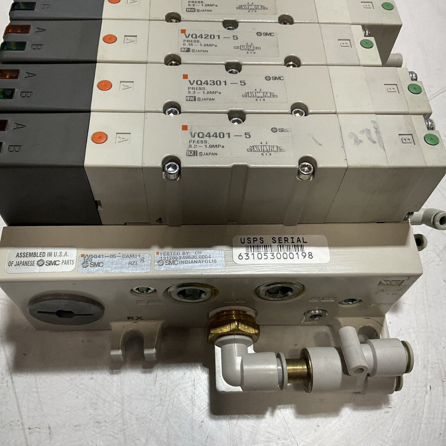 SMC  VQ4301 MANIFOLD ASSY  U3S