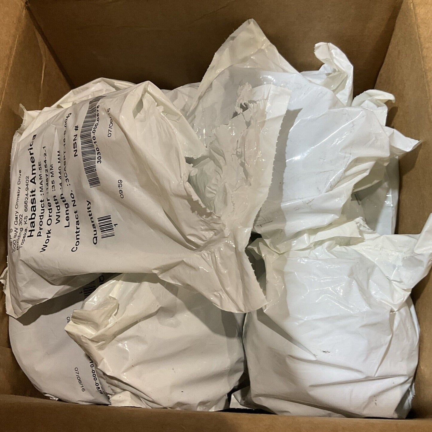 HABASIT AMERICA MAM-5E CONVEYOR BELT  LOT OF 25 U3S