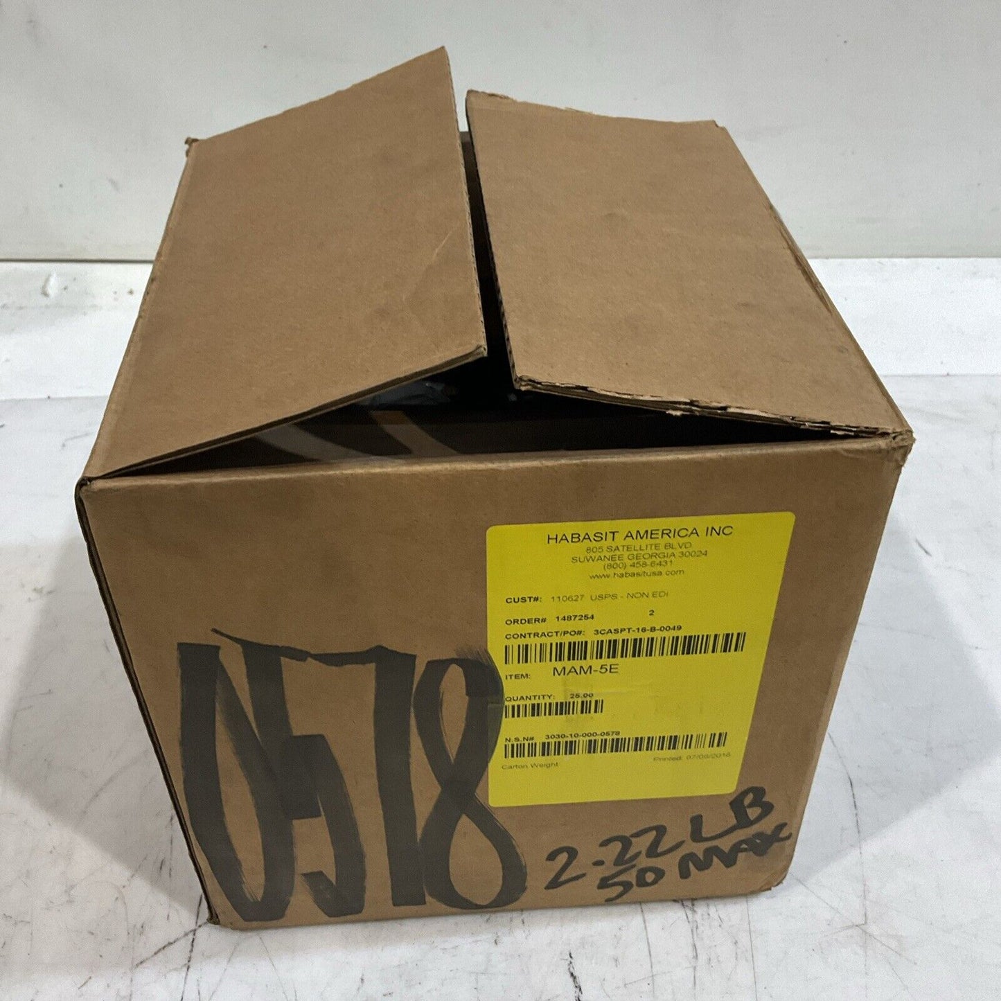 HABASIT AMERICA MAM-5E CONVEYOR BELT  LOT OF 25 U3S
