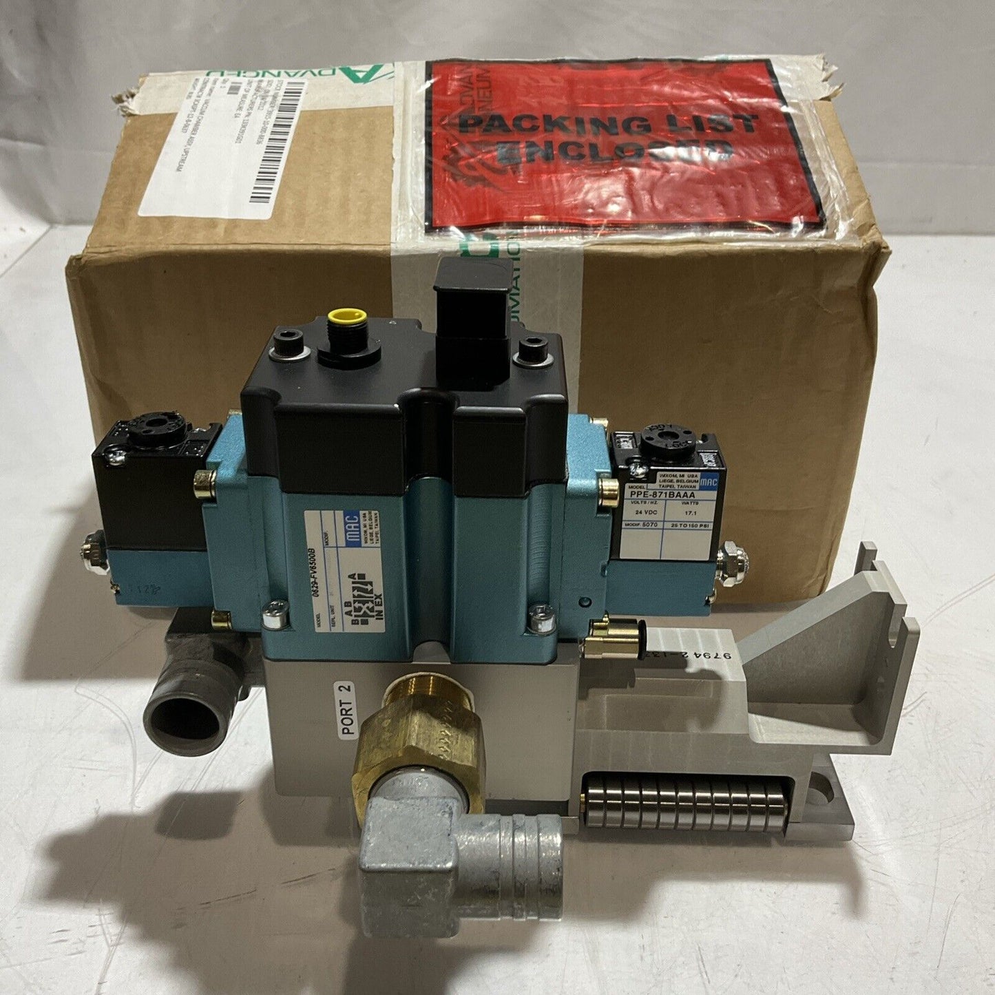 MAC 0629-FV6500B PPE-871BAAA PNEUMATIC VACUUM CHAMBER U3S