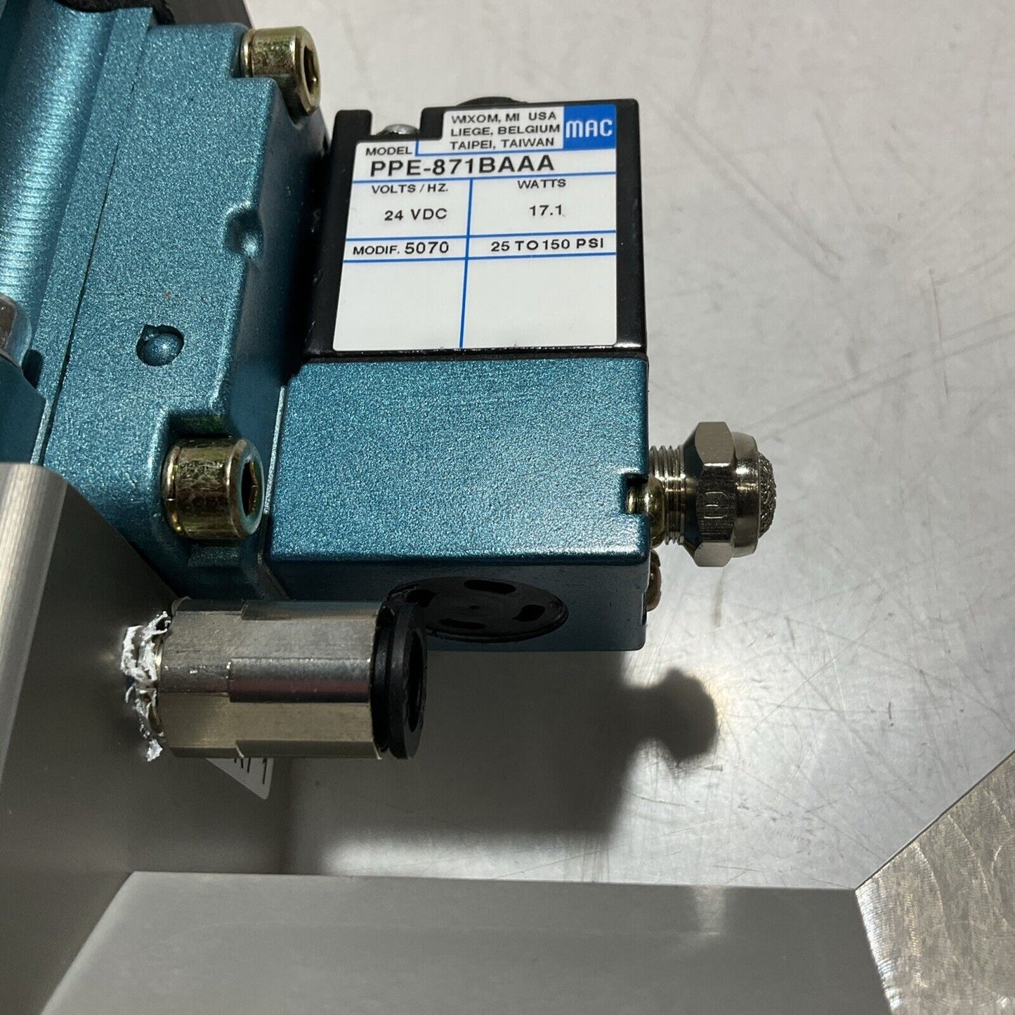 MAC 0629-FV6500B PPE-871BAAA PNEUMATIC VACUUM CHAMBER U3S