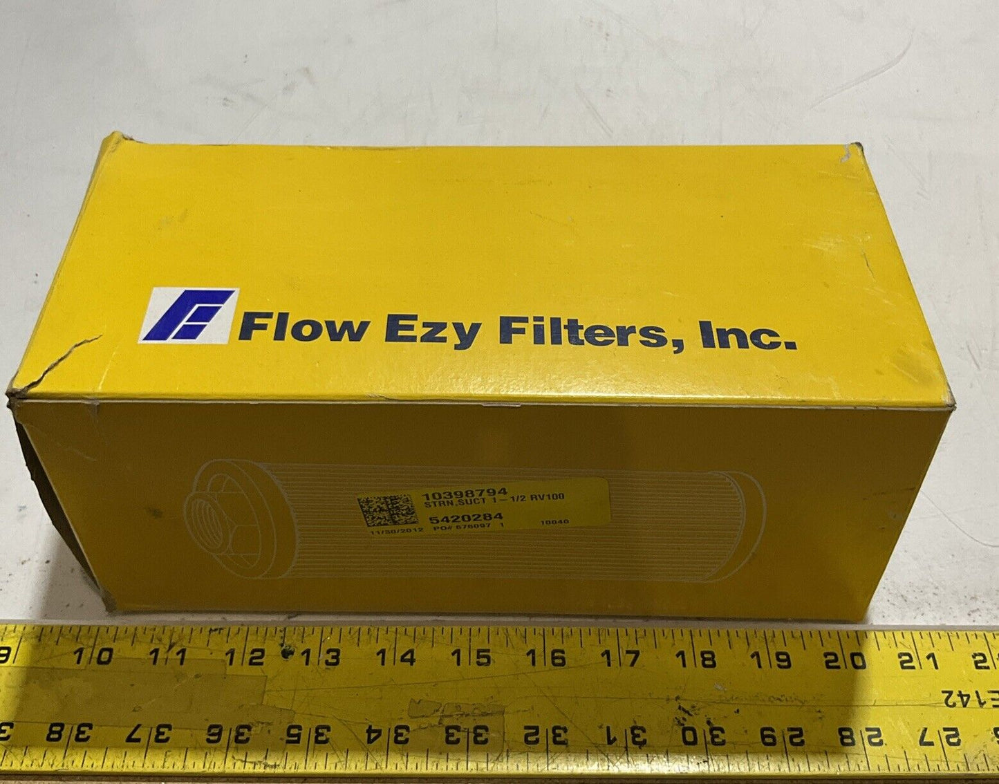 FLOW EZY FILTERS 10398794 DIAM FEMALE SUCTION FILTER LOT OF 2 RM6