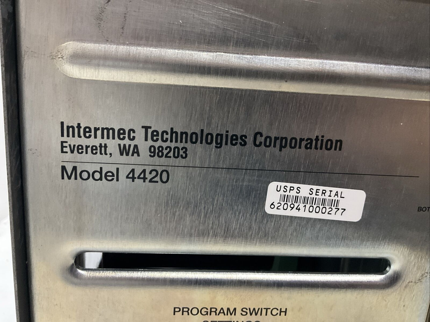 INTERMEC TECHNOLOGIES CO. 4420 EASY CODER PRINTER 120V 2A 50-60HZ U3S