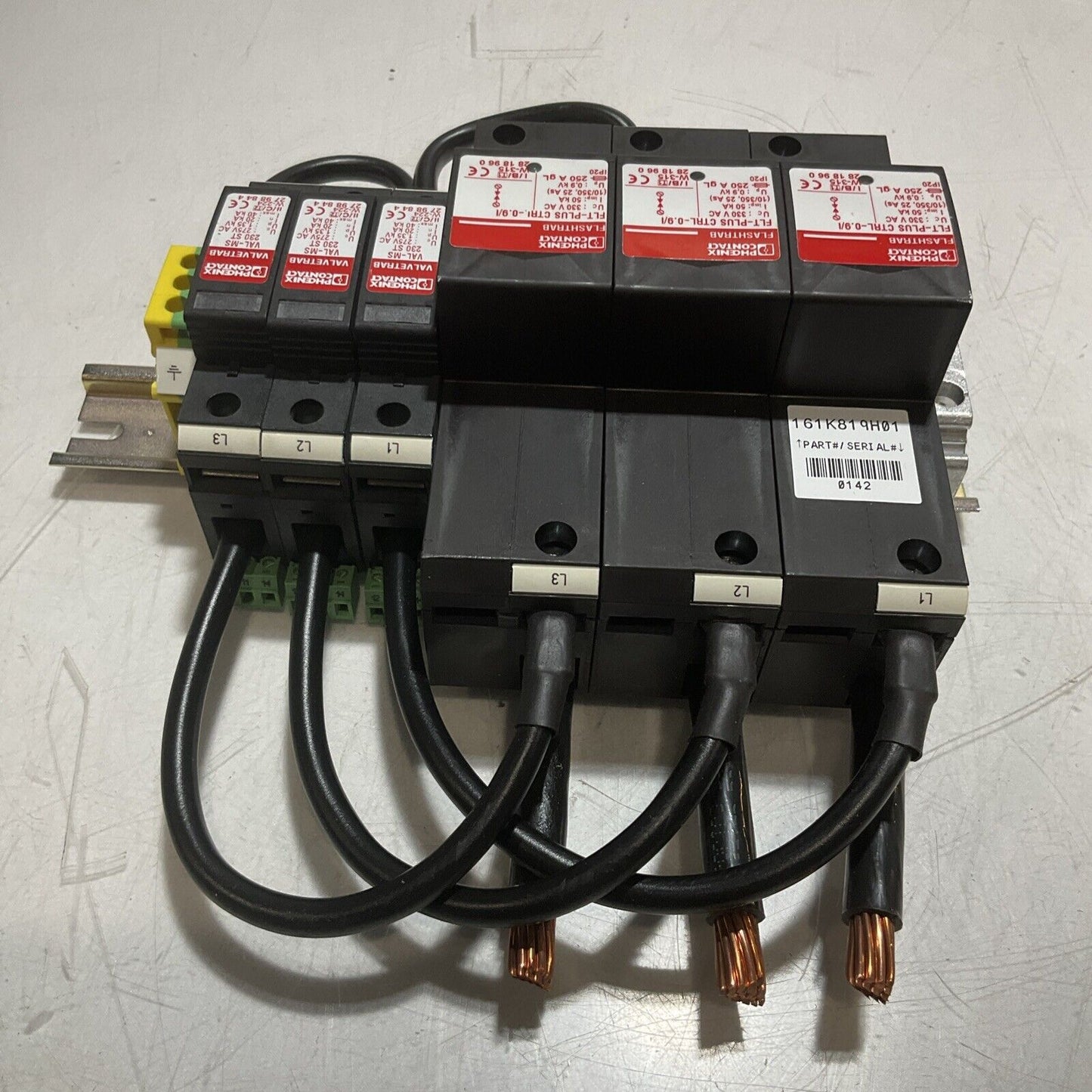 PHOENIX CONTACT 5603415 SYS FT+CT-VAL 208/120 LIGHTING ARRESTER TVSS SYSTEM U3S
