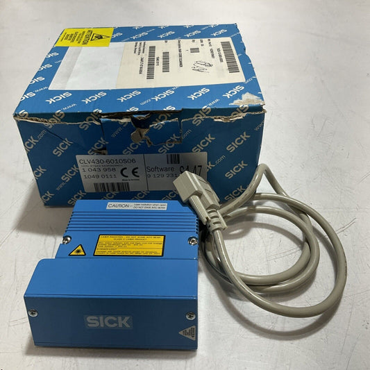 SICK CLV430-6010S06 1043958 BARCODE SCANNER U3S