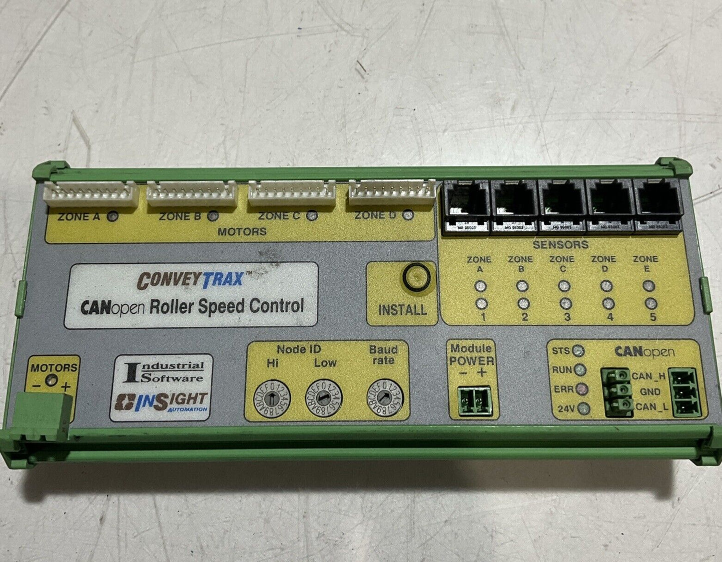 CONVEYTRAX 0X43535243 CANOPEN ROLLER SPEED CONTROL  LOT OF 9  U3S