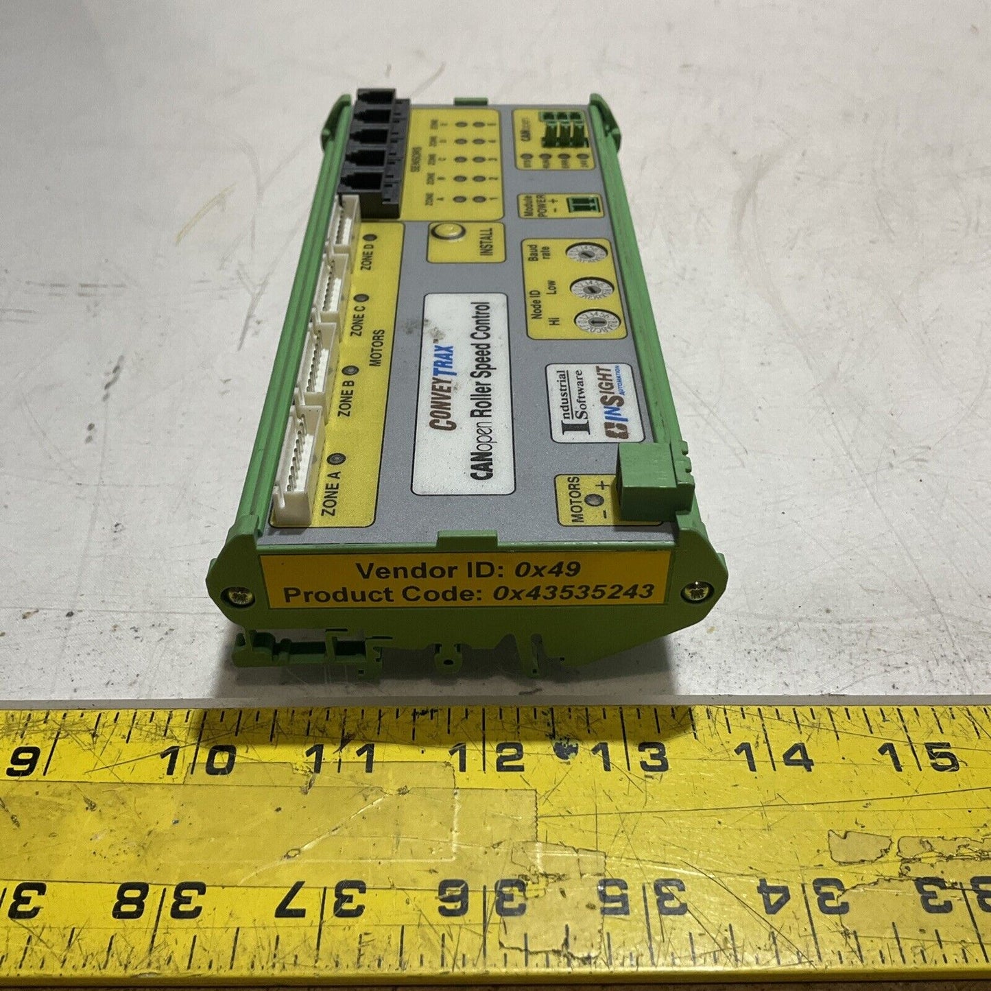 CONVEYTRAX 0X43535243 CANOPEN ROLLER SPEED CONTROL  LOT OF 9  U3S