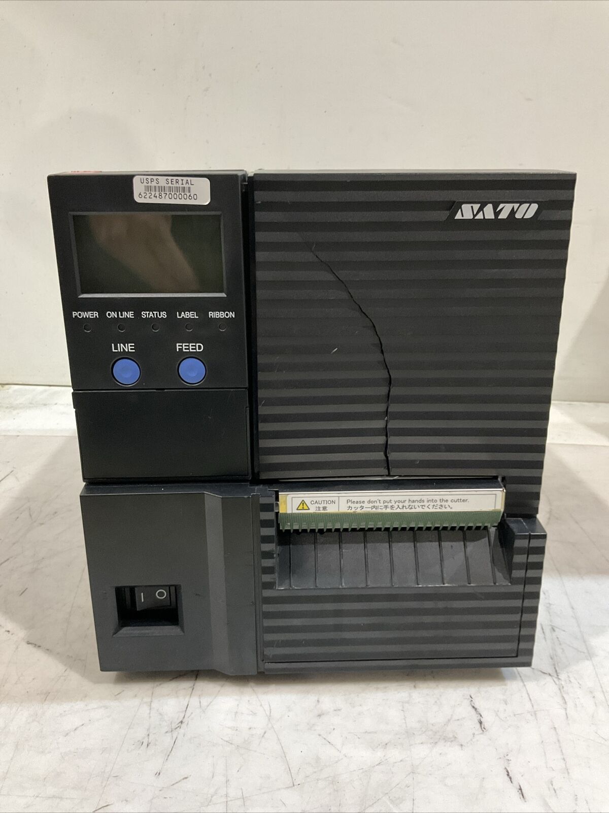 SATO GT408E BAR CODE PRINTER 240V 1.5A 50/60 HZ U3S