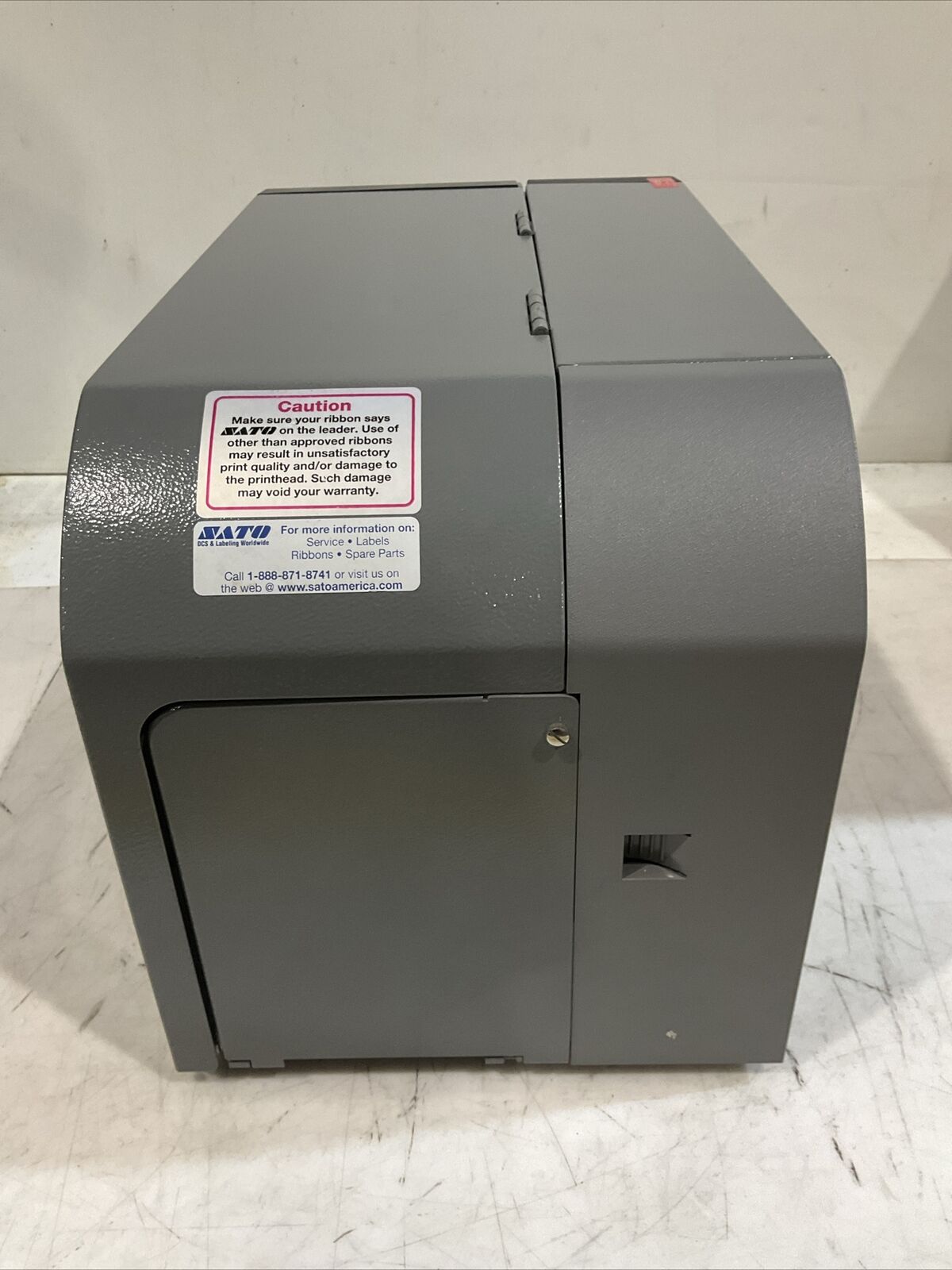 SATO GT408E BAR CODE PRINTER 240V 1.5A 50/60 HZ U3S