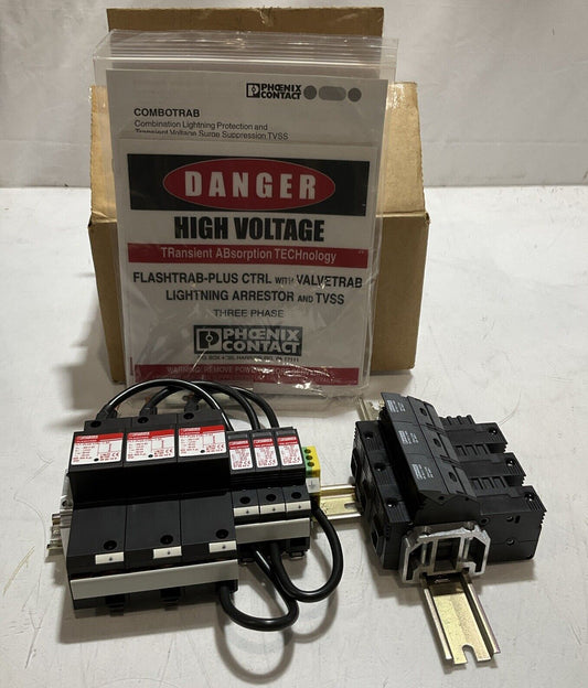 PHOENIX CONTACT 5603415 SYS FT+CT-VAL 208/120 LIGHTING ARRESTER TVSS SYSTEM U3S