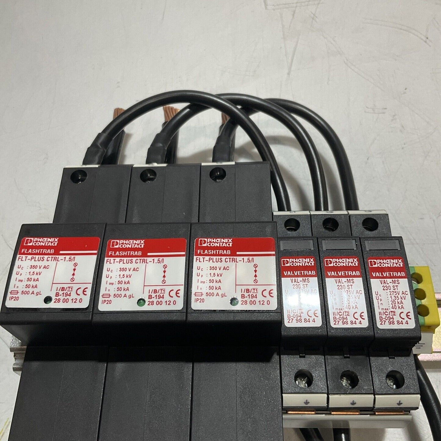 PHOENIX CONTACT 5603415 SYS FT+CT-VAL 208/120 LIGHTING ARRESTER TVSS SYSTEM U3S