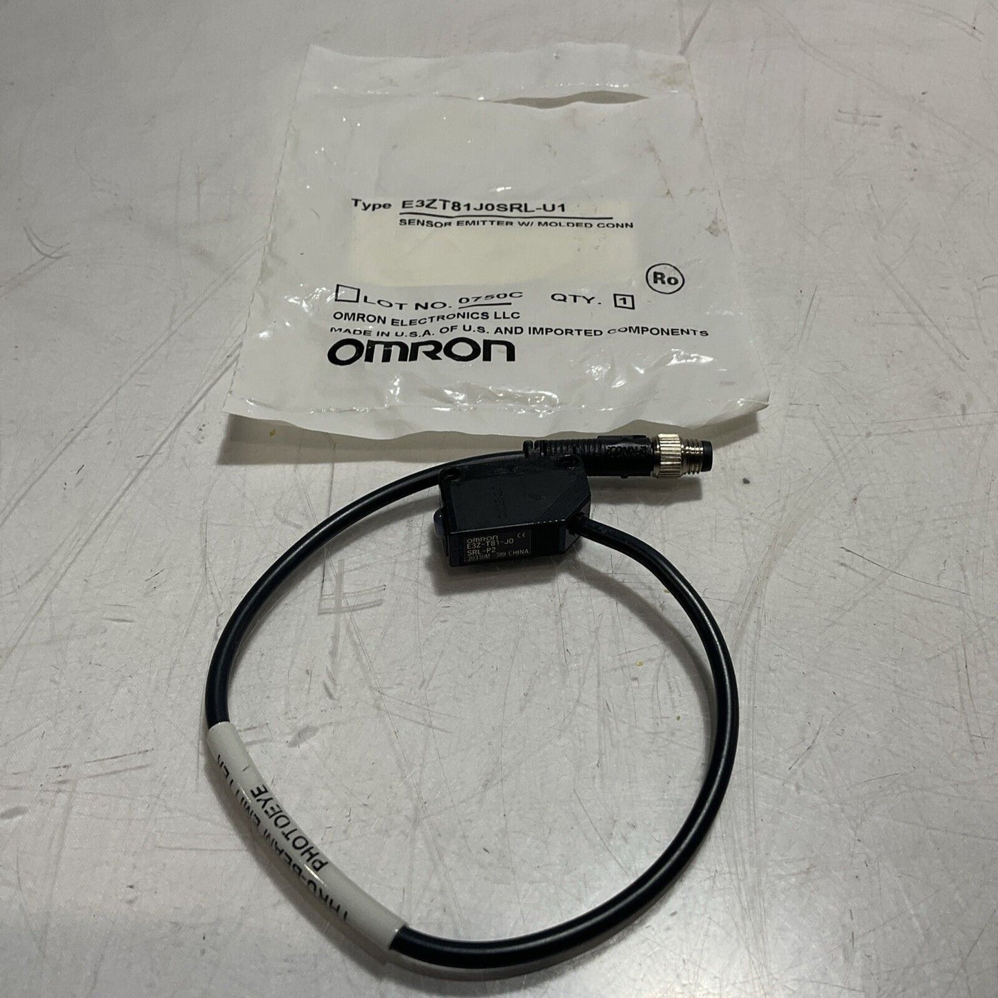 OMRON E3ZT81J0SRL-U1 PHOTOELECTRIC SENSOR LOT OF 5 U3S