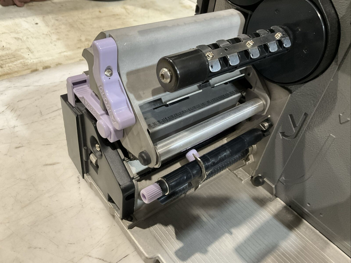 SATO GT408E BAR CODE PRINTER 240V 1.5 A 50/60 HZ U3S
