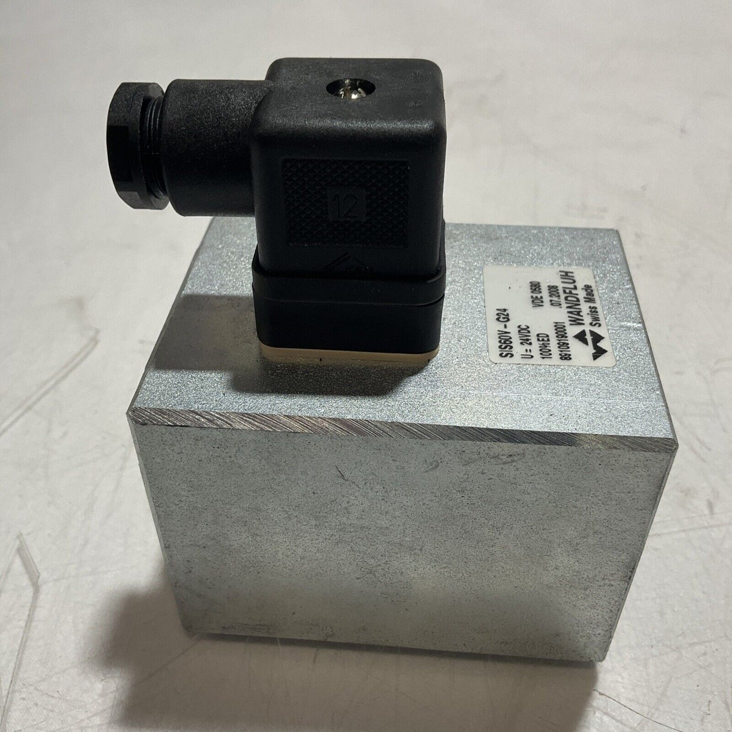 WANDFLUH SIS60V-G24 PNEUMATIC SOLENOID VALVE 24VDC U3S