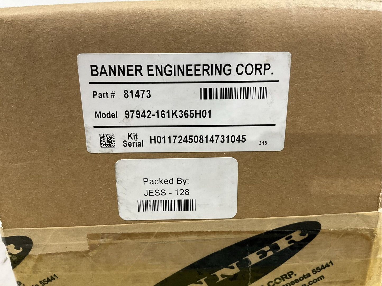 BANNER 81473 SLSE14-450Q8 EZ-SCREEN LIGHT SCREEN EMITTER 450MM 24VDC 0.1-6M U3S