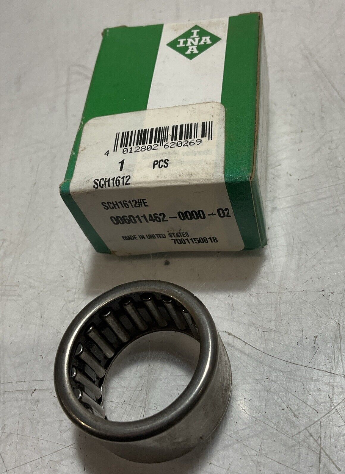 IINAA SCH1612 006011462-0000-02 NEEDLE ROLLER BEARINGS LOT OF 3 R7T