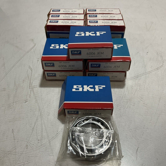 SKF 6006 JEM DEEP GROVE BALL BEARING 30 X 55 X 13 LOT OF 12 R7T