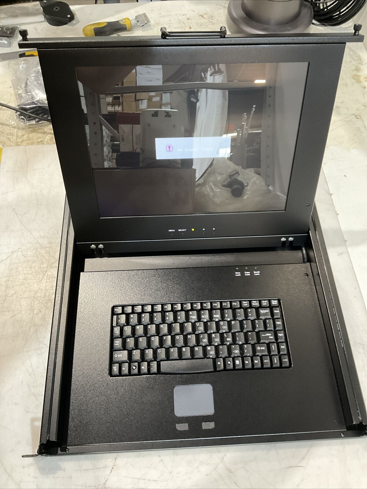 MACASE RM-KI-P1UKMV RACK MOUNT MONITOR 15IN U3S