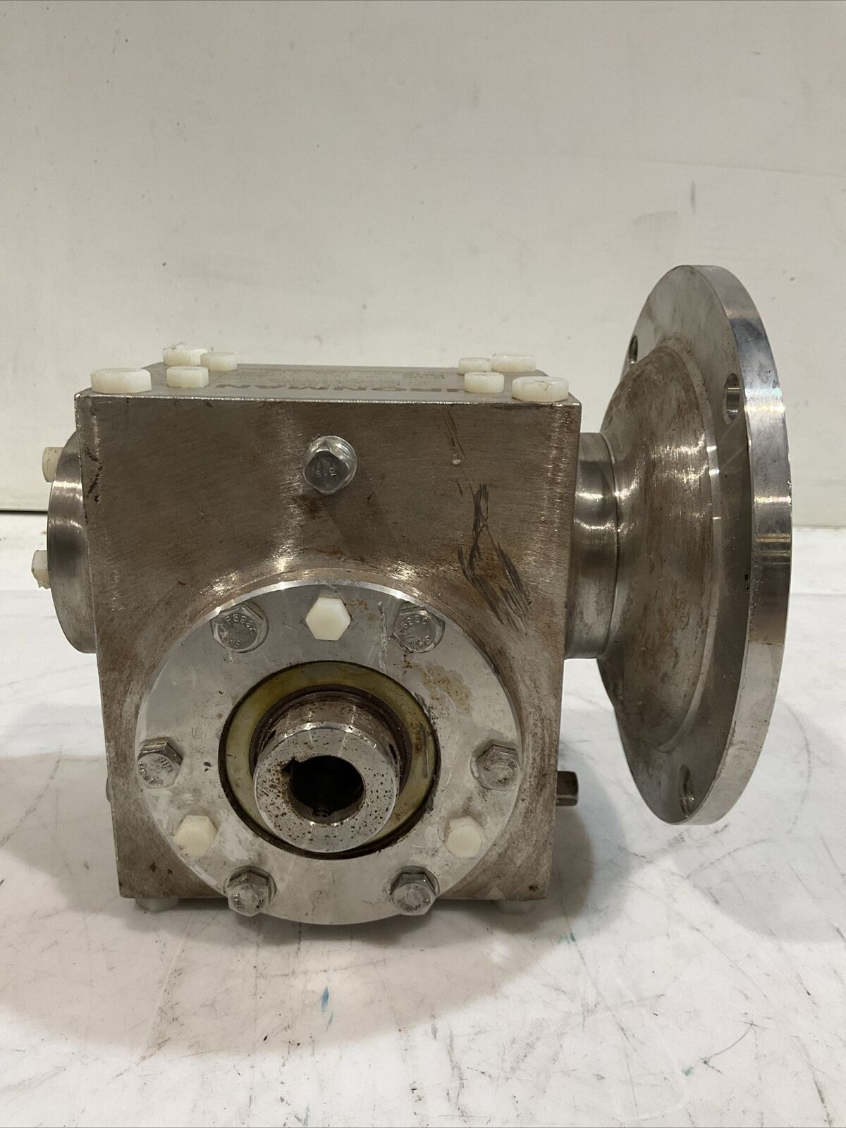 GROVE GEAR SS-HMQ-818-15-H1-56-12 RIGHT ANGLE GEAR BOX REDUCER 15:1 RATIO U4M