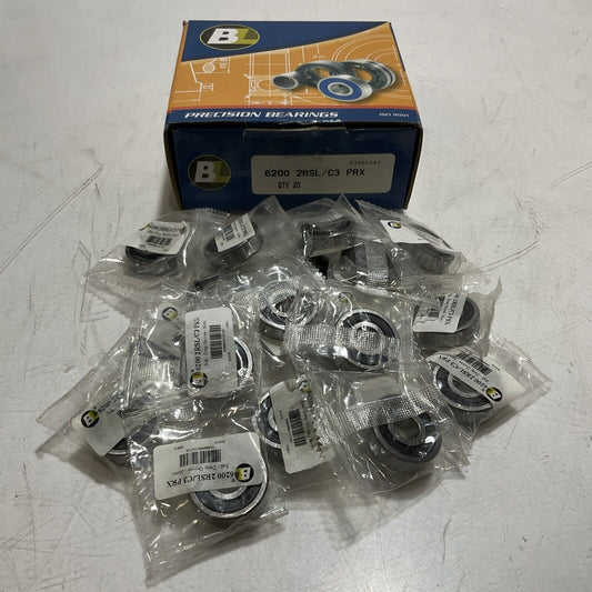 BL 6200 2RSL/C3 PRX PRECISION BEARINGS LOT 18 U3S