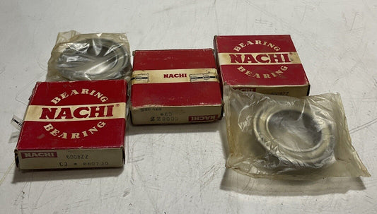 NACHI 6008ZZ DEEP GROVE  RALL BEARING LOT OF  3 U3S