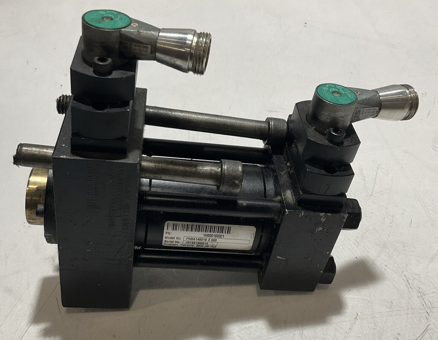 SCHRADER BELLOWS 1H000193321 PHBS14601S 2.000 HYDRAULIC CYLINDER 3000 PSI U3S