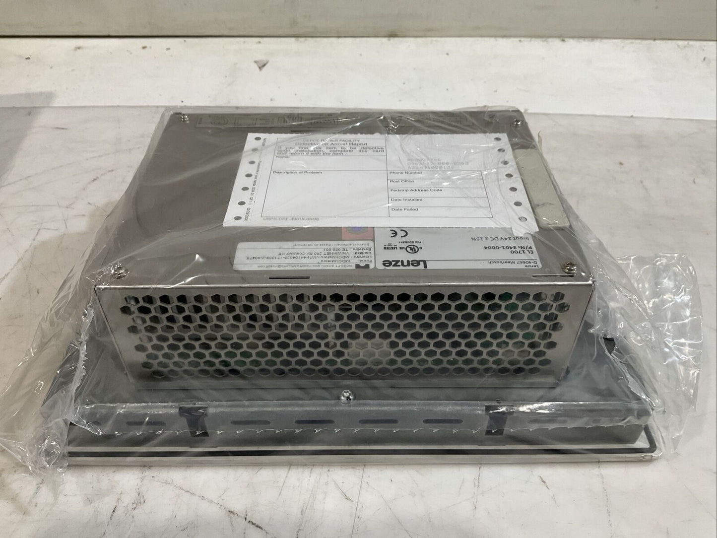 LENZE EL 1700 3401-0004 OPERATOR INTERFACE TOUCHSCREEN U3S