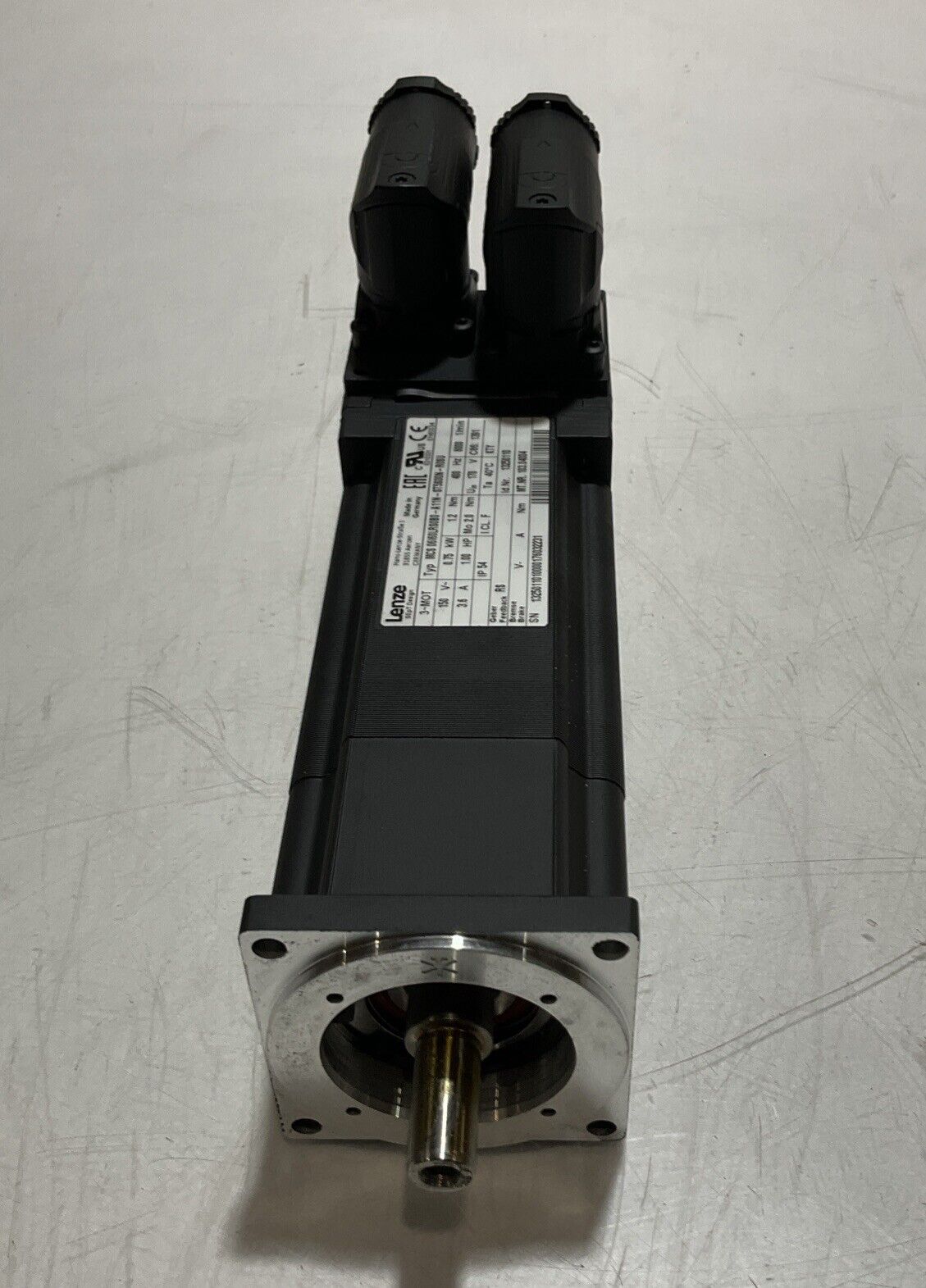 LENZE MCS 06160LRS0B0-A11N-ST5S00N-R0SU SERVO MOTOR 150/170V 1.00 HP 400HZ U3S