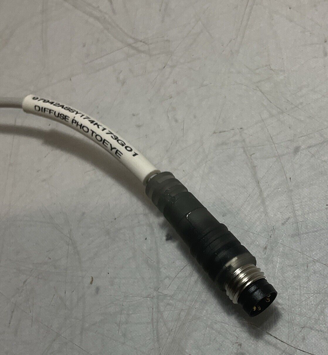 BAUMER FHDK 10P1412/KS35A DIFFUSE PHOTOEYE PHOTOELECTRIC SENSOR ASSEMBLY U3S