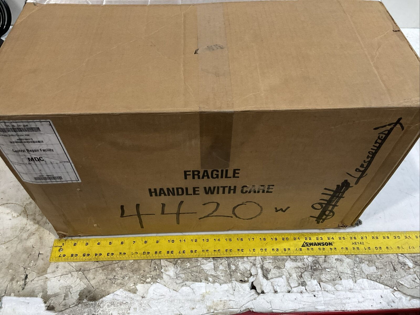 INTERMEC TECHNOLOGIES CO. 4420 EASY CODER PRINTER 120V 2A 50-60HZ U3S