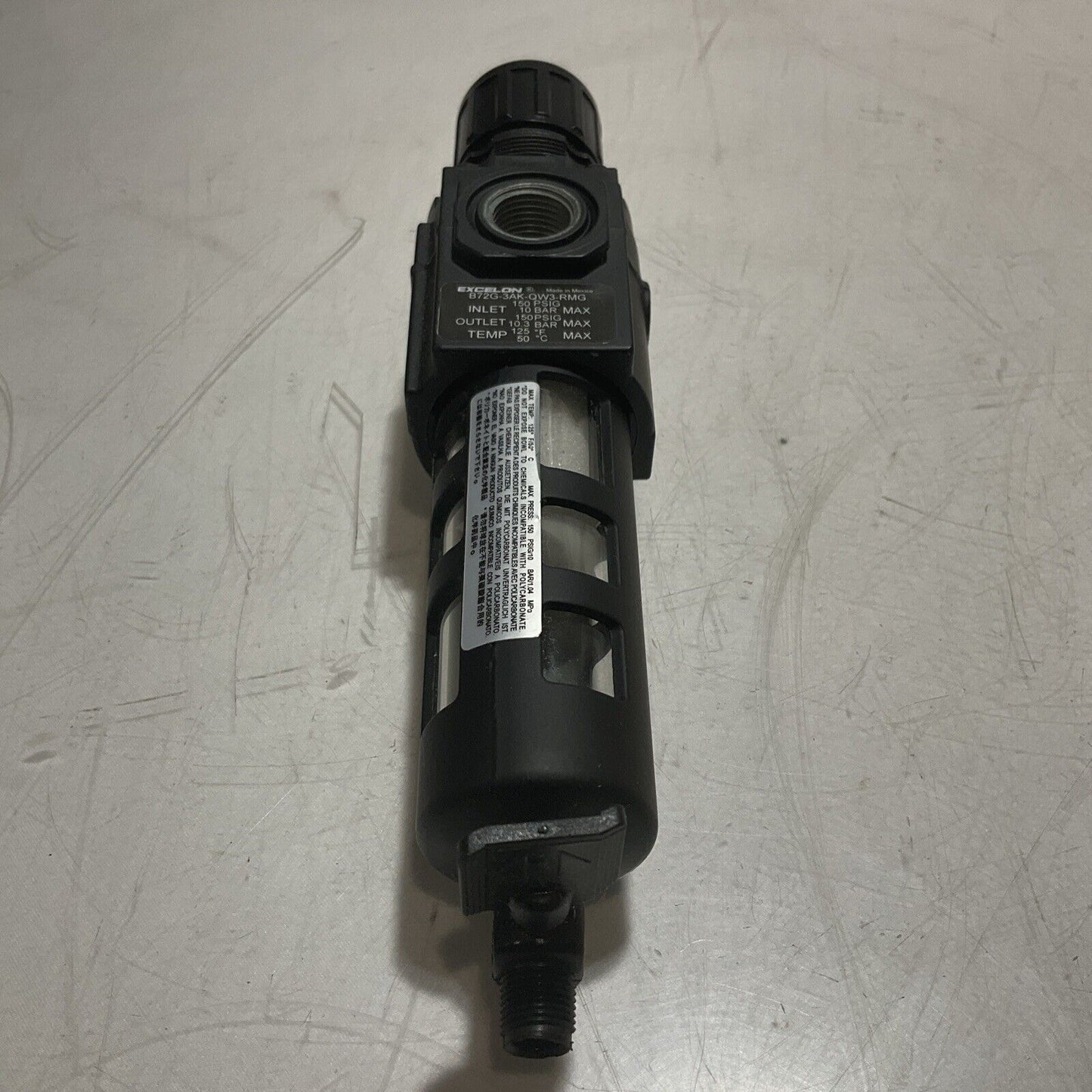 NORGREN  B72G-3AK-QW3-RMG PNEUMATIC FILTER/ REGULATOR 150 PSIG U3S