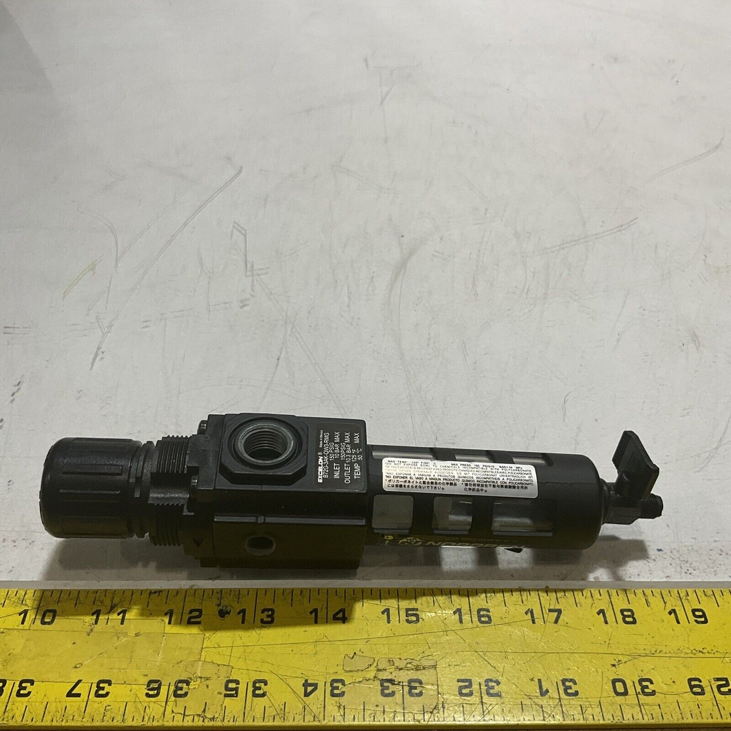 NORGREN  B72G-3AK-QW3-RMG PNEUMATIC FILTER/ REGULATOR 150 PSIG U3S