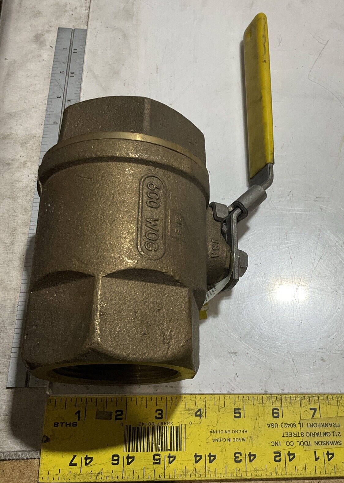 APOLLO  70-108-27A  BALL  VALVE  WITH  SS LOCKING  HANDLE N3M