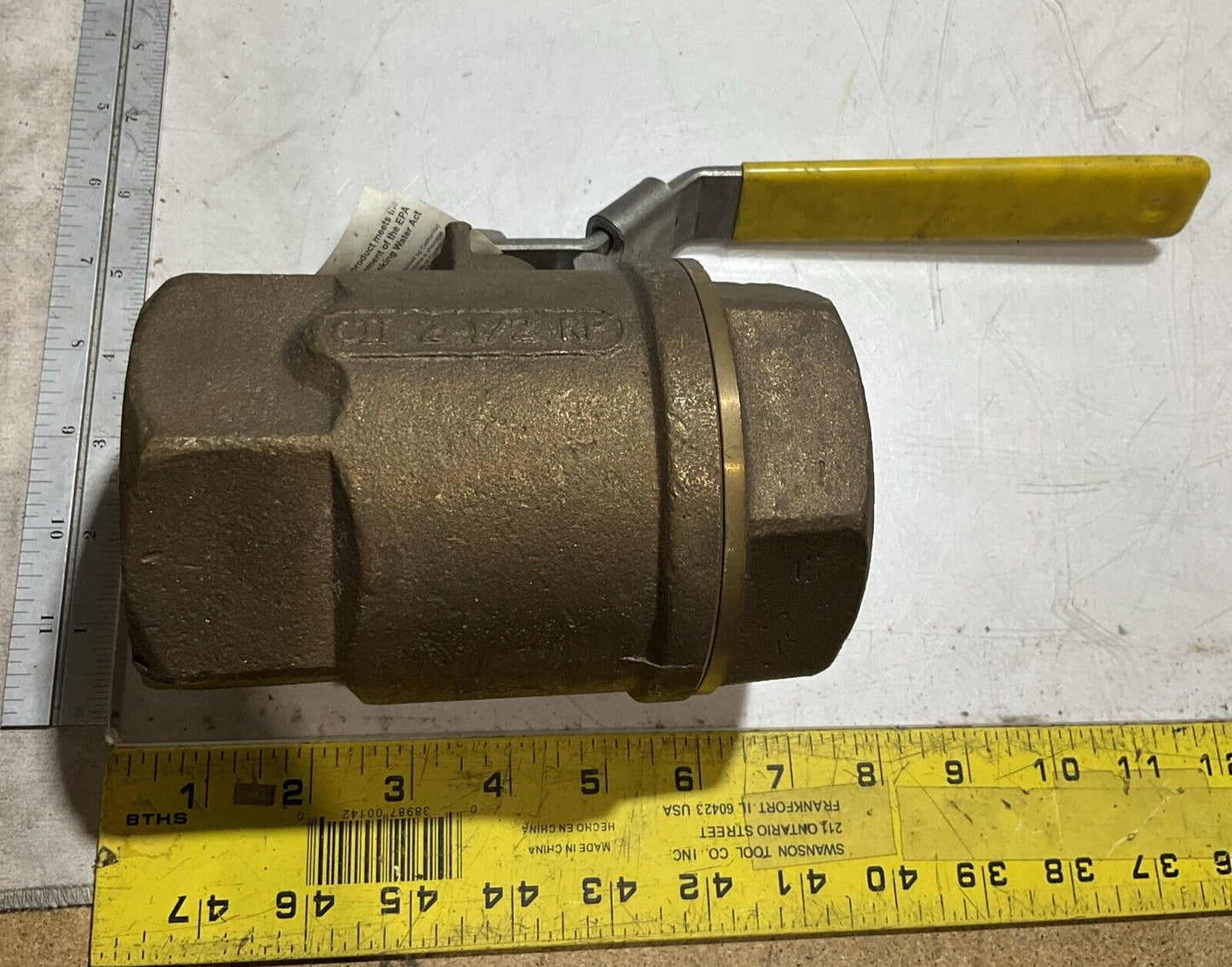 APOLLO  70-108-27A  BALL  VALVE  WITH  SS LOCKING  HANDLE N3M
