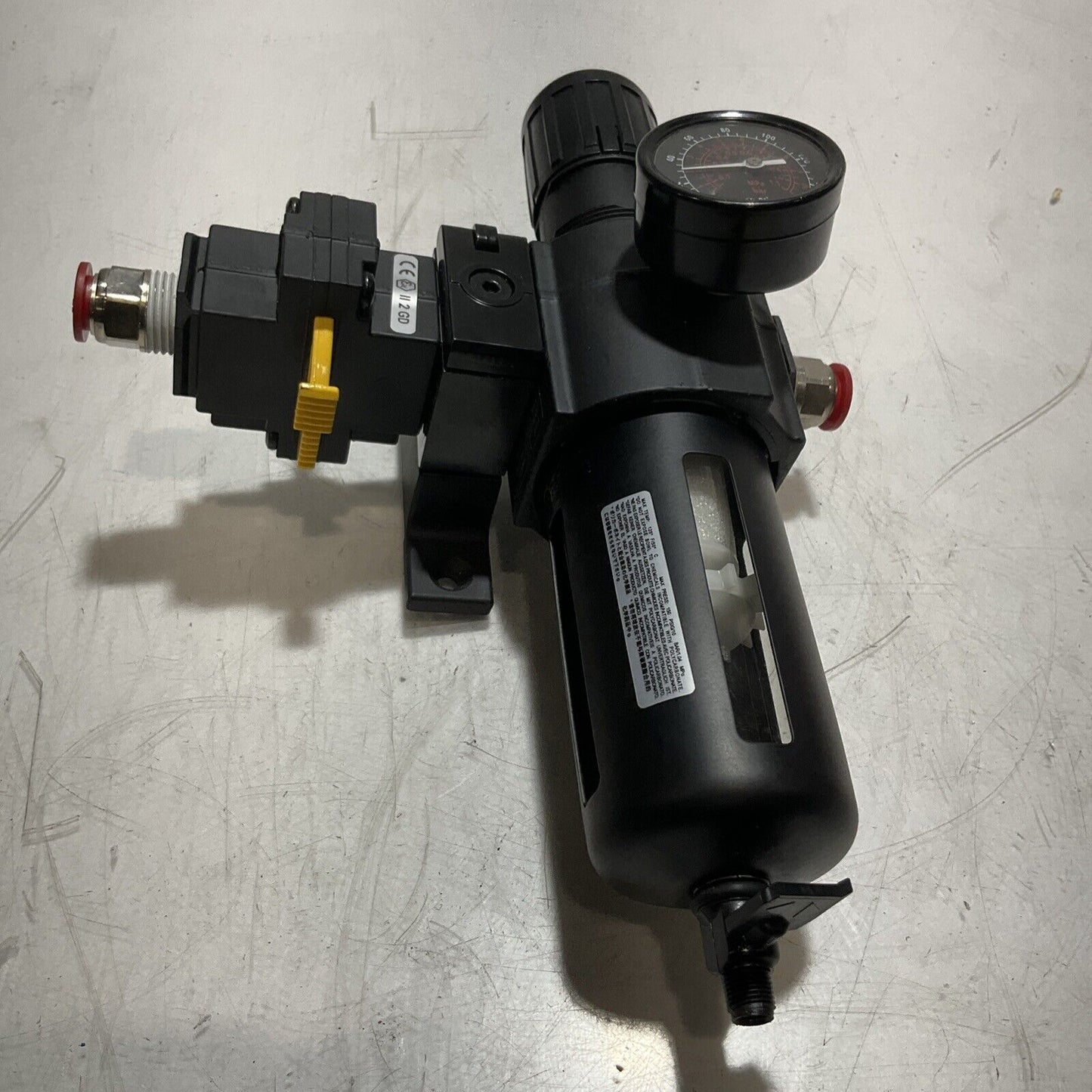 IMI NORGREN PNEUMATIC REGULATOR LOCKOUT VALVE T74E-4AA-P1N U3S