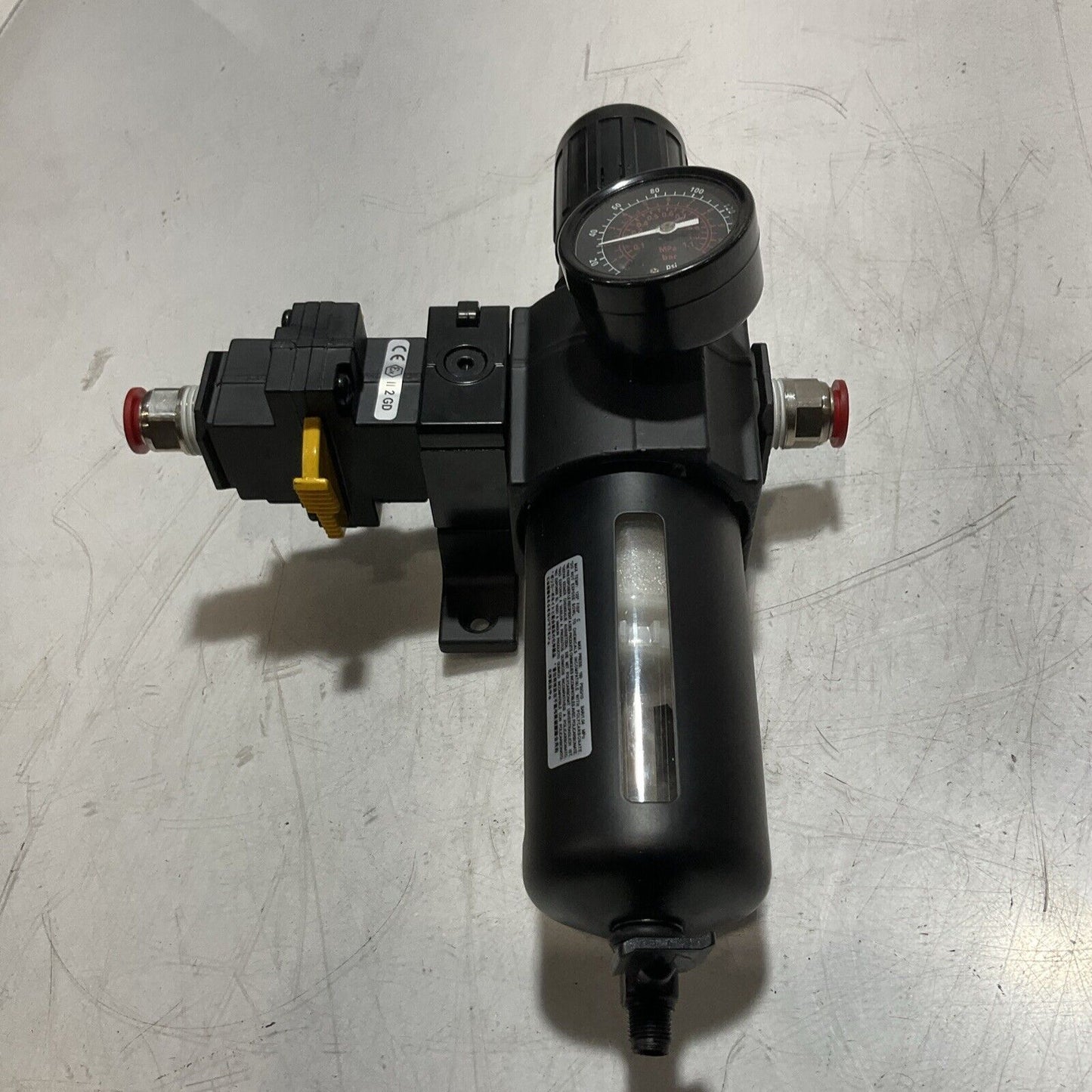 IMI NORGREN PNEUMATIC REGULATOR LOCKOUT VALVE T74E-4AA-P1N U3S