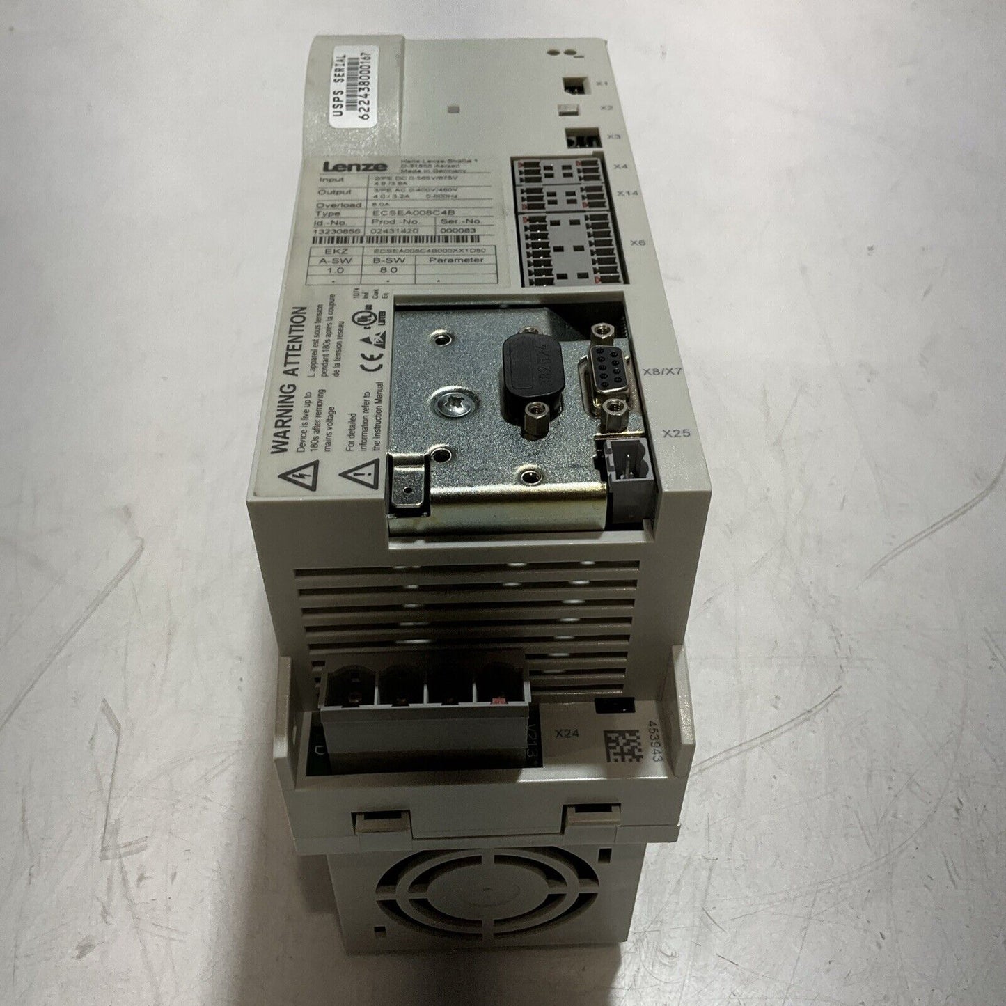 LENZE  ECSEA008C4B  VARIABLE FREQUENCY  DRIVES U3S