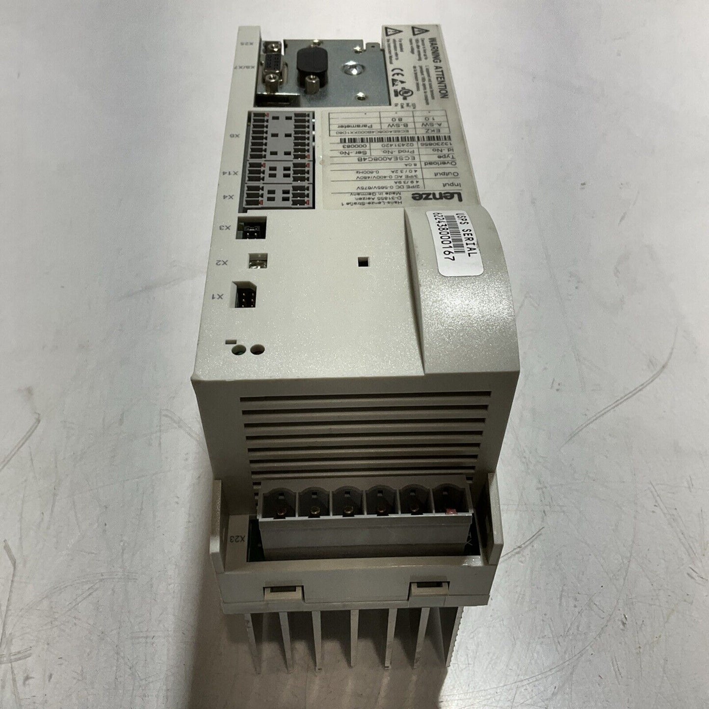 LENZE  ECSEA008C4B  VARIABLE FREQUENCY  DRIVES U3S
