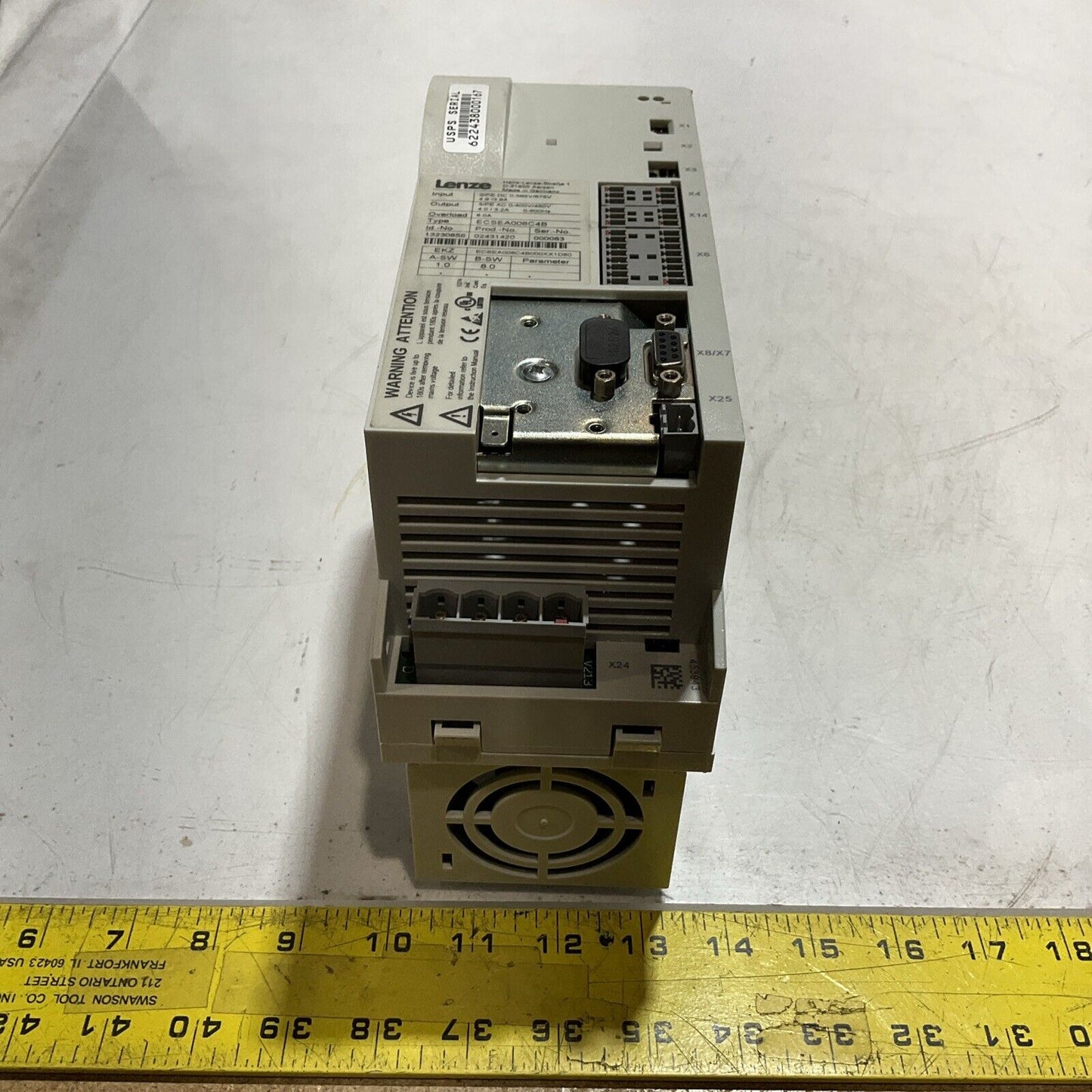 LENZE  ECSEA008C4B  VARIABLE FREQUENCY  DRIVES U3S