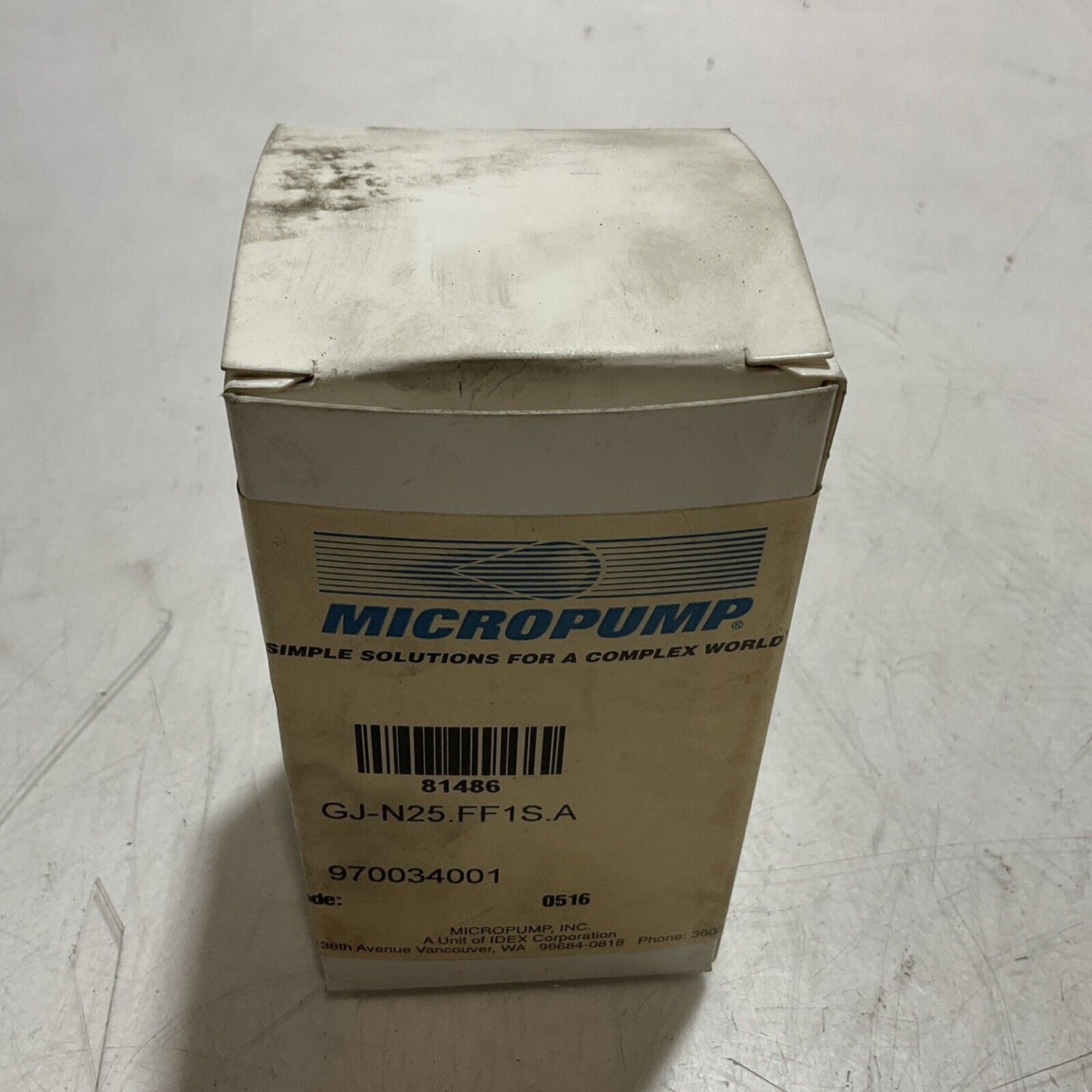 MICROPUMP 81486 GJ-N25.FF1S.A MAGNETIC  DRIVE  GEAR  PUMP  N3M
