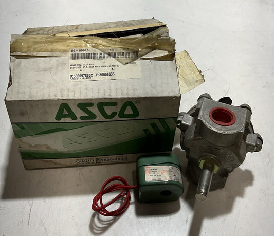 ASCO 8215CO53  304691  ALUMINIUM SOLENOID AIR  VALVE 120/60 110/50 15.4 W  N3M