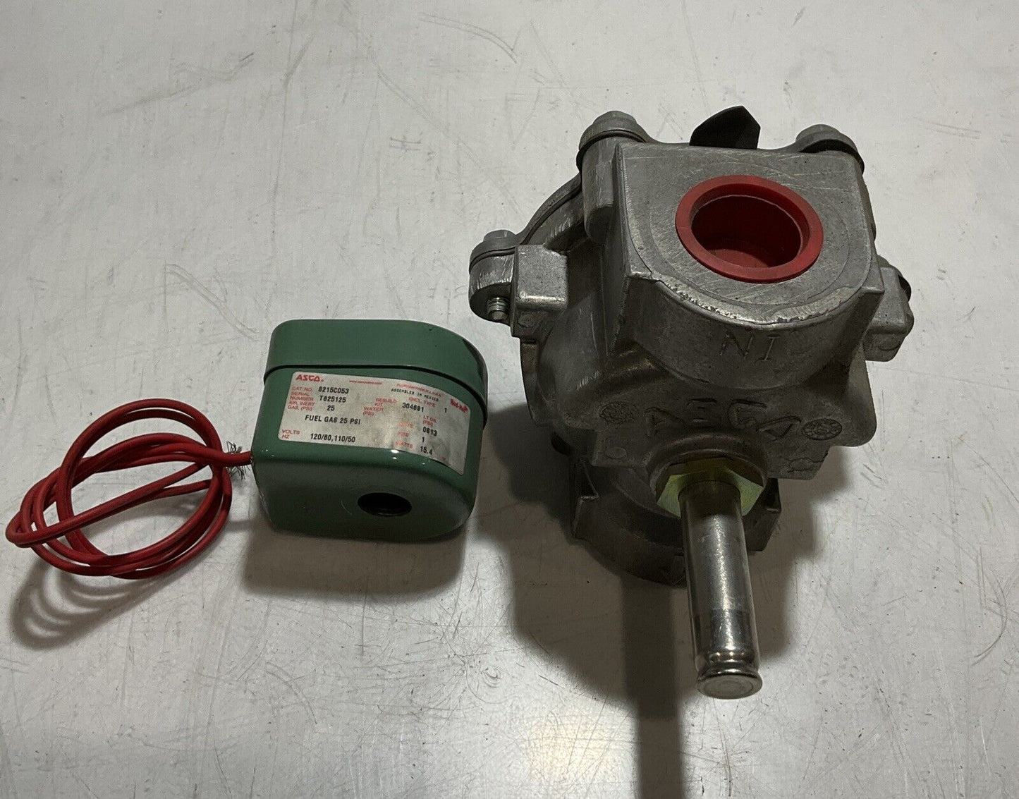 ASCO 8215CO53  304691  ALUMINIUM SOLENOID AIR  VALVE 120/60 110/50 15.4 W  N3M