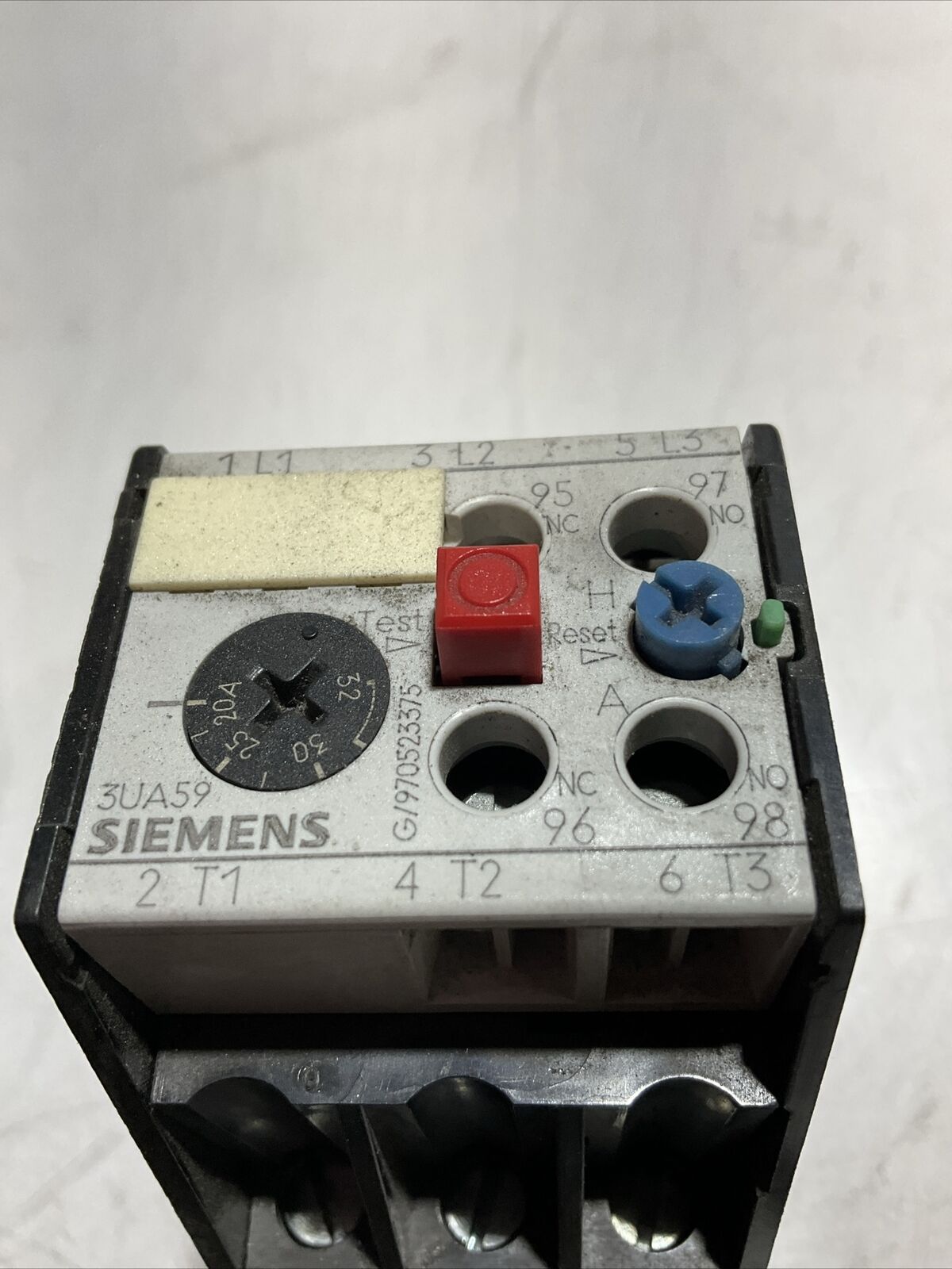 SIEMENS 3UA59 00-2D OVERLOAD RELAY 600VAC N3M