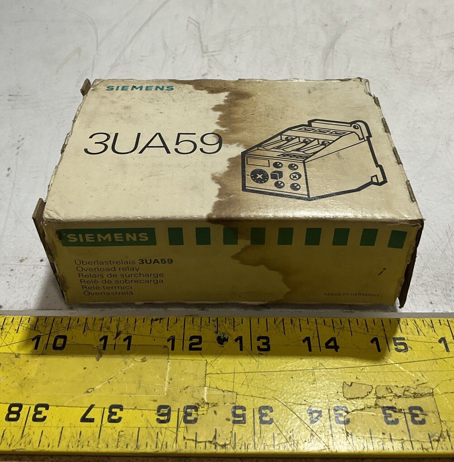 SIEMENS 3UA59 00-2D OVERLOAD RELAY 600VAC N3M